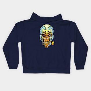 Skullborg by Hard Grafixs© Kids Hoodie